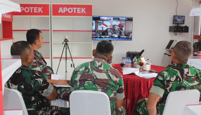 Dandim 0207/Simalungun Ikuti Vicon Evaluasi Percepatan Pembangunan KDKMP