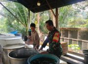 Dari Dapur Produksi Tahu, Babinsa Serbelawan Dorong Ekonomi Warga Simalungun Tumbuh