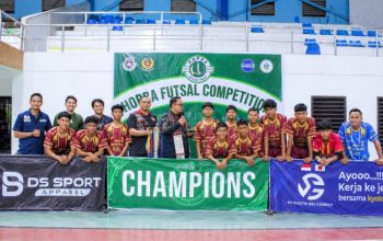 SMA Negeri 3 Tebing Tinggi Juara Liga Kopra Futsal Competition Tingkat Sumut