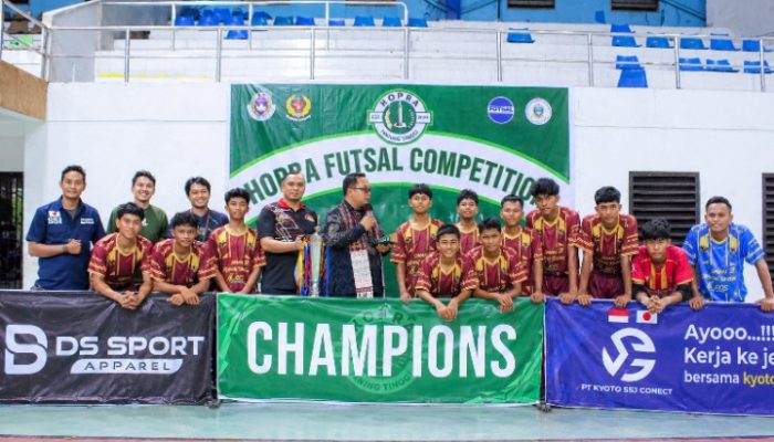SMA Negeri 3 Tebing Tinggi Juara Liga Kopra Futsal Competition Tingkat Sumut