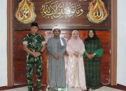 Dandim 0207/Simalungun bersama Ketua Persit KCK Cabang XXXIV Dim 0207, Silaturahmi ke Pondok Pesantren Persulukan Tuan Guru Batak Serambi Babussalam